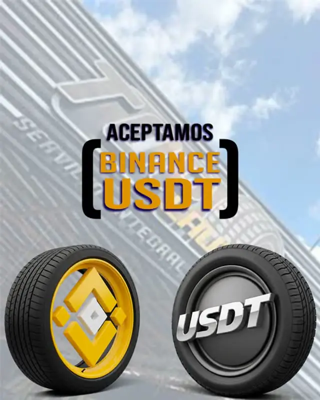 Aceptamos Binance USDT